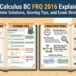 AP Calculus BC FRQ 2016